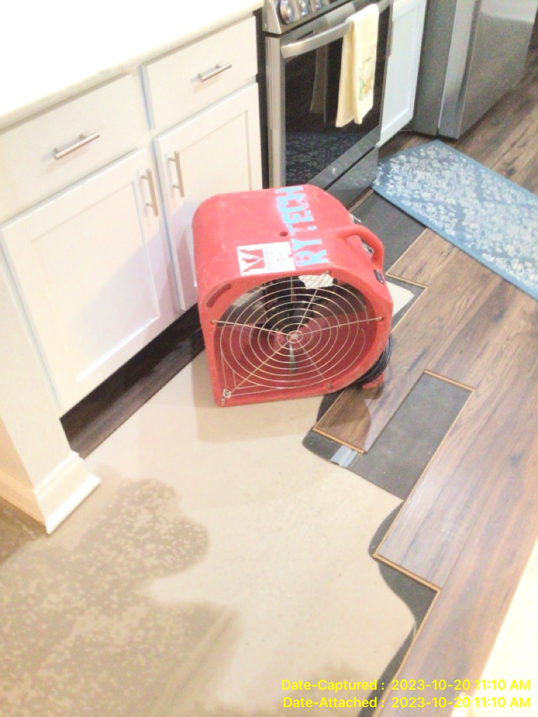 kitchen water damage restoration service in North Central FL home