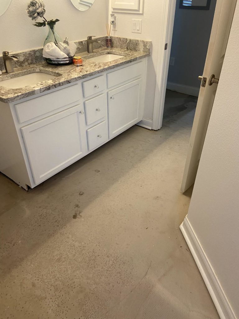 water damage in Flagler Beach Fl 32136 home bathroom